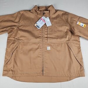 Carhartt FR Men's 3XL Brown Full Swing Quick Duck Flame Resistant NFPA 2112 CAT2